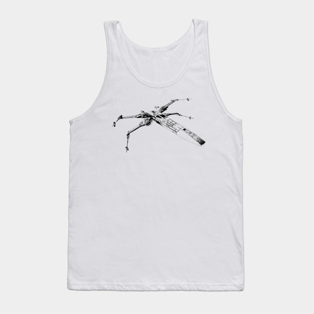 X Wing Fighter Tank Top by Dennson Creative